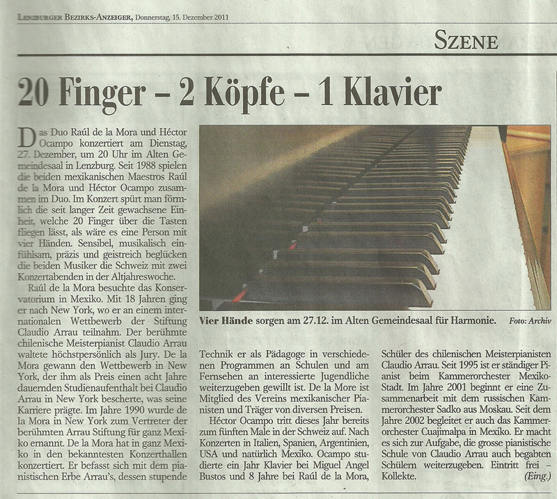 Lenzburger Bezirks-Anzeiger 2011 